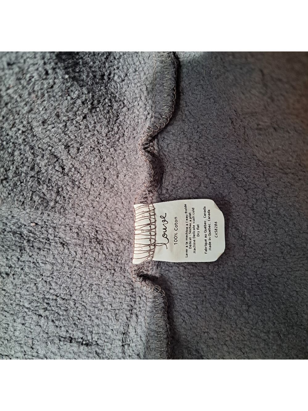🇨🇦 Louve Organic Cotton Open Cardigan Made in Quebec | Size Large | Ethical - Picture 5 of 12